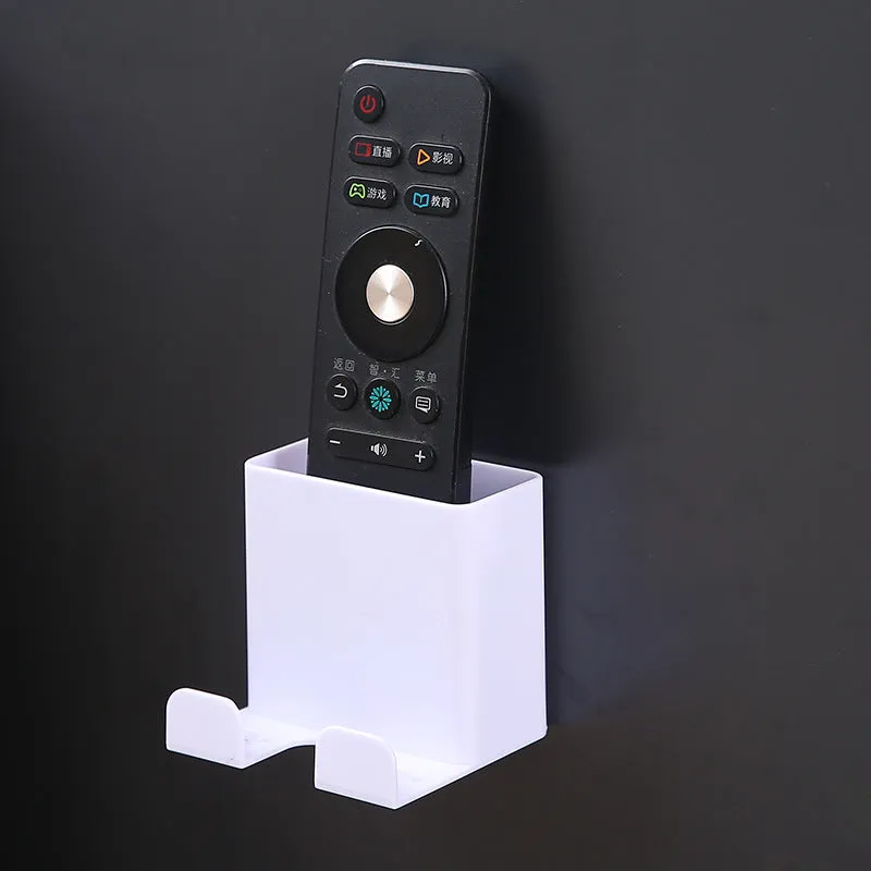 Remote Control Storage Box Living Room Home Wall Hanging Free Punching Simple Creative Multi-Functional Storage Box For Remote Control